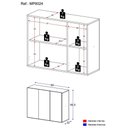 Ver imagem 4 de Sapateira 3 Portas Nina Multimóveis Branca