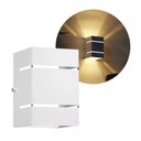 Ver imagem 2 de Luminária Arandela Candelabro Branca Frizzo 2 Focos 2 Frisos Interna Externa Parede Decoração