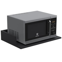 Suporte Suspenso Para Micro-ondas Forno 60x40 cm Class L03 Preto - Lyam Decor - 3