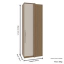 Ver imagem 3 de Guarda Roupa Modulado 01 Porta Desli 234cm Canto Reto Setiba