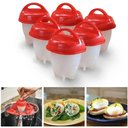 Ver imagem 1 de Kit 06 Forminhas de Silicone Cozedor de Ovos Easyeggs