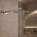 Ver imagem 4 de Ducha Chuveiro Articulado Níquel Escovado Aço Inox 304 Luxo