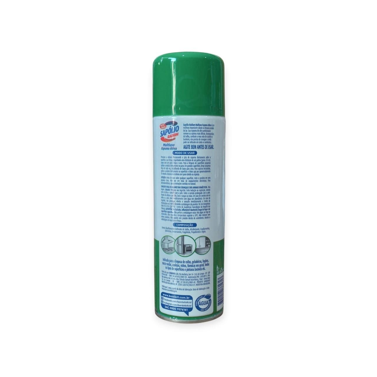 Sapolio Radium Espuma Ativa Limao 300ml Bombril - 3