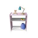 Ver imagem 5 de Mini Berço Chiqueirinho 2 em 1 com Rodízios e Colchão Baby:rosa