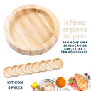 Ver imagem 2 de Pires para Xícara de Chá Pires de Madeira