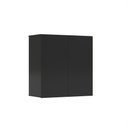 Ver imagem 3 de Armário Aéreo Aliex 02 Portas Preto