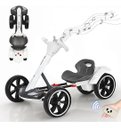 Ver imagem 5 de Kart Eletrico Infantil Dobravel Ate 65kg com Led e Controle - Xcell - Vermelho