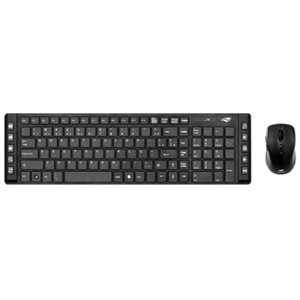 Kit Teclado e Mouse sem Fio Multimídia C3Tech Ultrafino