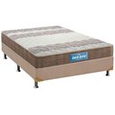 Ver imagem 1 de Cama Box Casal: Colchão Espuma D33 Probel /EP Guarda Costas Plus + Base CRC Suede Clean(138x188)
