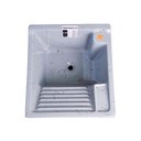 Ver imagem 2 de Tanque Lavar Roupa Fiberblu Paris 20 Litros Granitado Cinza