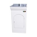Ver imagem 1 de Tanque Lavar Roupa Fiberblu Paris 20 Litros Granitado Cinza