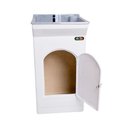 Ver imagem 4 de Tanque Lavar Roupa Fiberblu Paris 20 Litros Granitado Cinza
