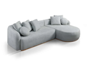 Ver imagem 1 de Sofá com Chaise Malta - 2 Mod 300 Bouclé Cinza 512