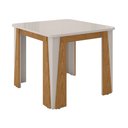 Ver imagem 2 de Mesa de Jantar Ópera 4 Lugares Naturalle e Off White com Design Moderno e Elegante