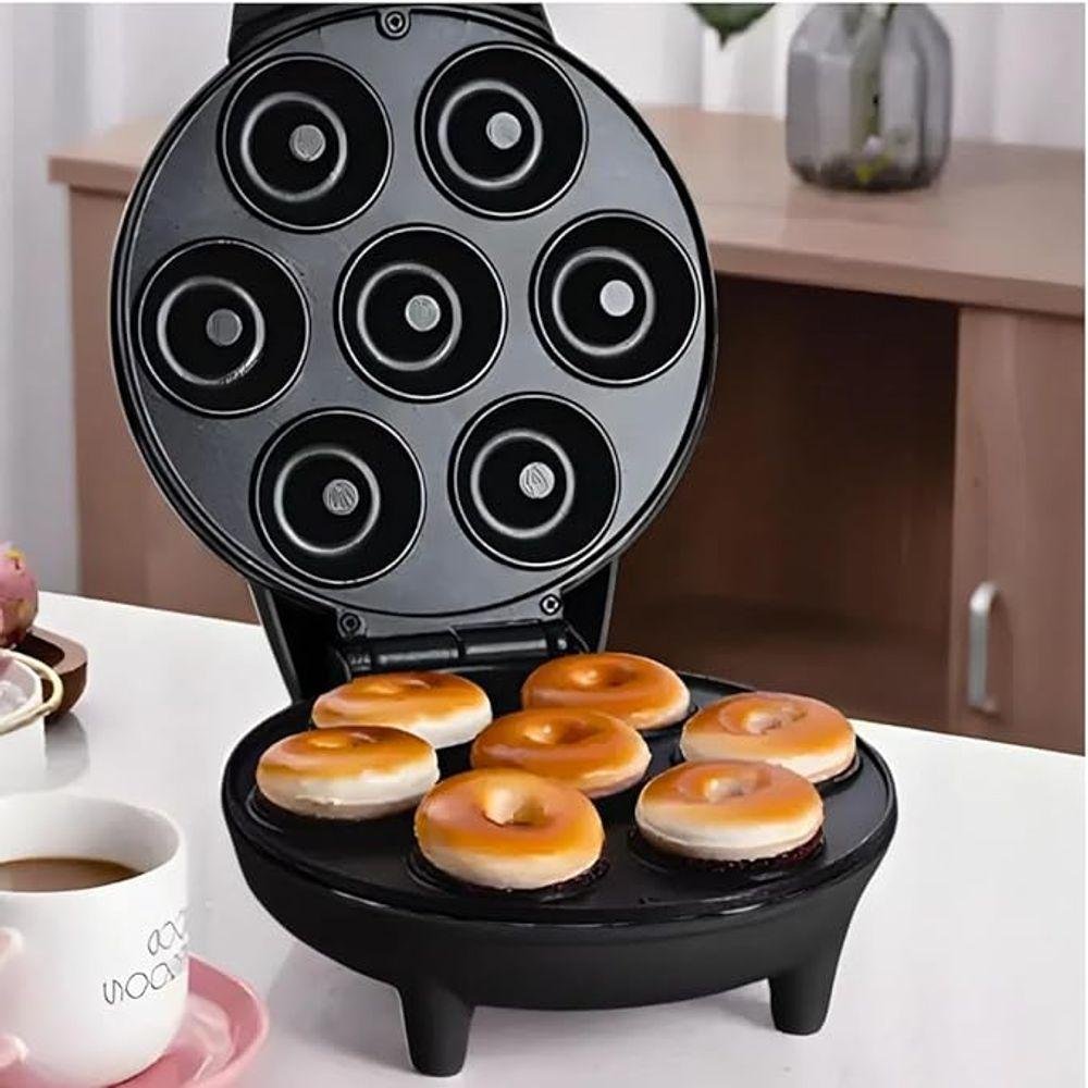 Máquina de Donuts - Faz 7 Rosquinhas - 110v Preto - 3