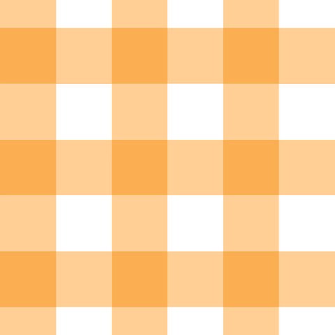 Papel de Parede Doce Estilo Xadrez Laranja 81895
