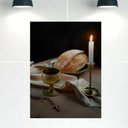 Ver imagem 1 de Quadro Decorativo Tela Canvas Religiosos Ref:qbre5 Lojall 150 X 100 Cm Borda Infinita