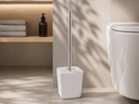 Ver imagem 1 de Escova Sanitária Branca com Suporte para Banheiro e Lavabo
