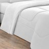 Kit Edredom + Jogo de Lençol Malha 100% Algodão Gran Moratta 7 Peças Queen - Branco-branco - 3