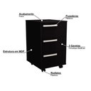 Ver imagem 7 de Conjunto Gamer Mesa e Gaveteiro - Nova Mobile - Preto e Verde