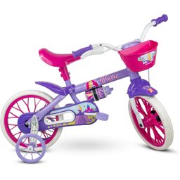 Bicicleta Bike Infantil Criança Aro 12 Lilas Nathor - 2
