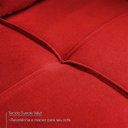 Ver imagem 7 de Sofá de Canto com Chaise Ibarra Suede Velut Vermelho - King House