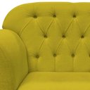 Ver mais imagens de Kit 2 Poltronas Decorativa Dália Veludo Amarelo