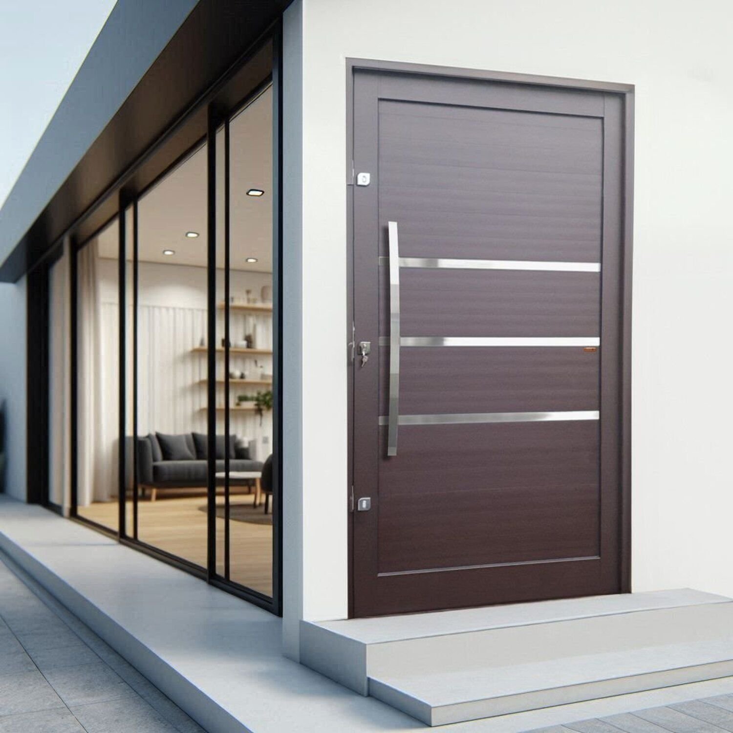 A P.P.セット Porta Pivotante Lambril Evolution com Puxador Elite 216x150