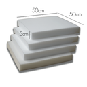 Ver imagem 2 de Kit de Espumas para Assento Cadeira 50x50x5cm D28-4 Unidades:branco