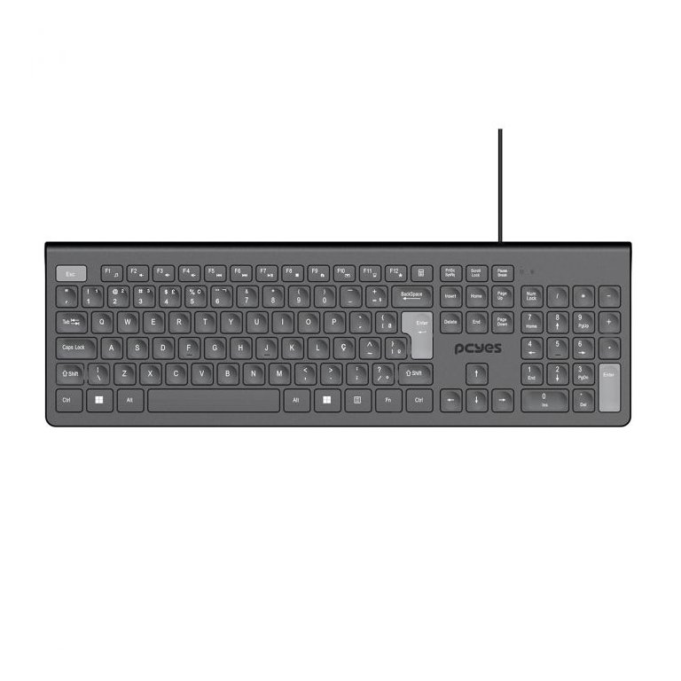 Teclado Soft C/multimidia Usb 2 Metros - Ptosf2ab - Abnt2 Teclado Soft C/multimidia Usb 2 Metros - Ptosf2ab - Abnt2