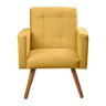 Poltrona Decorativa Sabrina Veludo Amarelo - Speciale Home - 1