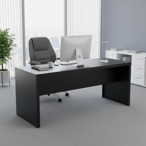 Mesa Escrivaninha para Reunião Escritório Moderna 180cm Móvel na Caixa