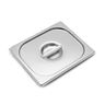 Tampa para Cuba Gastronômica GN 1/2 - Aço Inox Modelo Europeu - Vaccarin Aço Inox - 1