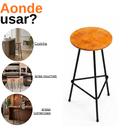 Ver imagem 4 de Kit 2 Banquetas para Balcão de Cozinha Alta Confortavel Estilo Moderno Ideal para Area Gourmet