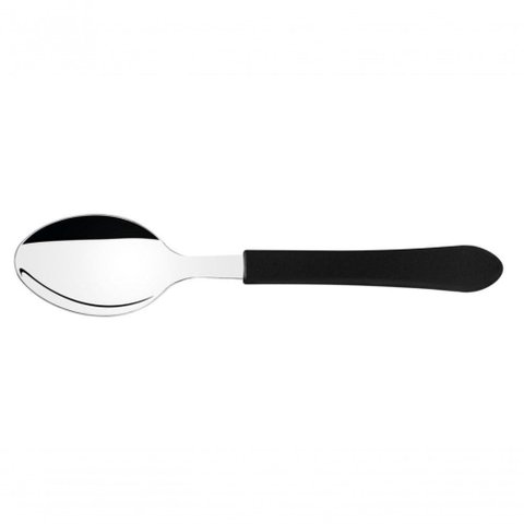 Kit 24 Colher de Mesa Leme Inox Preta Tramontina