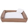 Cama Pet para Cachorro ou Gato Sherpa Porte Grande:caramelo - 1