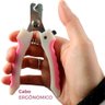 Alicate Ergonômico Corte Unhas Pets Lixa Acabamento Pós Corte Profissional Precisão Aço Inoxidá - 3