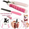 Alicate Ergonômico Corte Unhas Pets Lixa Acabamento Pós Corte Profissional Precisão Aço Inoxidá - 4
