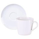 Ver imagem 1 de Conjunto Xícara de Chá e Pires 185ml Porcelana Tramontina Leonora Café Cozinha Mesa Posta