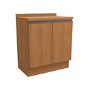Ver imagem 1 de Balcão de Cozinha 80 Cm Mônica 2 Portas Canela - Kappesberg