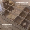 Ver imagem 7 de Cômoda 5 Gavetas com Organizador Belize Cinza/Fendi