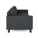 Ver imagem 3 de Sofá Sala de Estar Living 3 Lugares 240cm Presley Pés Madeira Linho Cinza Escuro G52 - Gran Belo