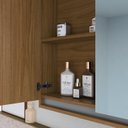 Ver imagem 7 de Armário Espelheira para Banheiro 100% MDF com 2 Portas Lívia Yescasa Marrom/Freijo/Moscatel/Urbi