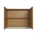 Ver imagem 4 de Armário Espelheira para Banheiro 100% MDF com 2 Portas Lívia Yescasa Marrom/Freijo/Moscatel/Urbi