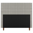 Ver imagem 3 de Cabeceira Cama Box Casal Queen Size Parisis 160cm Veludo Bege - Desk Design