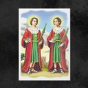 Ver imagem 3 de Placa Decorativa Cosme e Damião Religioso