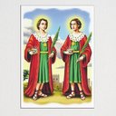 Ver imagem 1 de Placa Decorativa Cosme e Damião Religioso