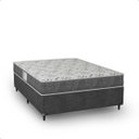 Ver imagem 1 de Cama Box Viúva + Colchão D33 One Face - Suede Cinza