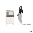 Ver imagem 5 de Balcão Armário Organizador Microondas e Forno Duplo Branco/rústico
