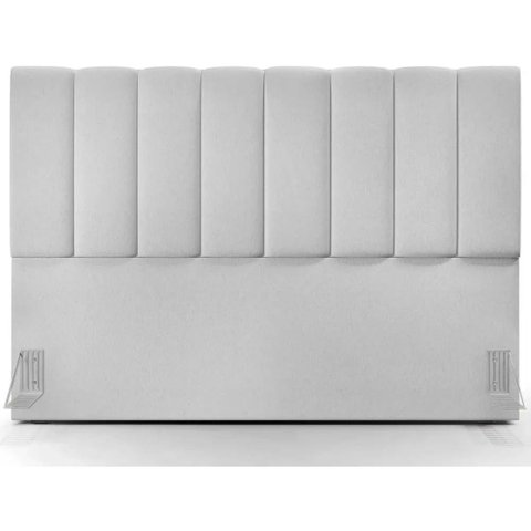 Cabeceira Box King Carrara - 195cm Jla Móveis Linho Cinza